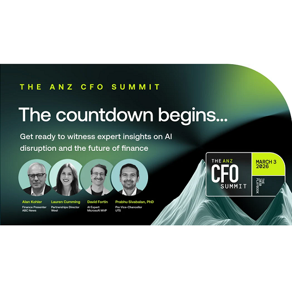 The countdown begins to the ANZ CFO Summit 2026