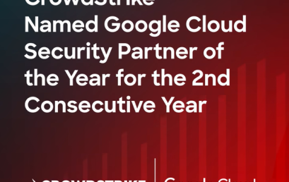 CrowdStrike named Google Cloud Security Partner of the Year for the second consecutive year